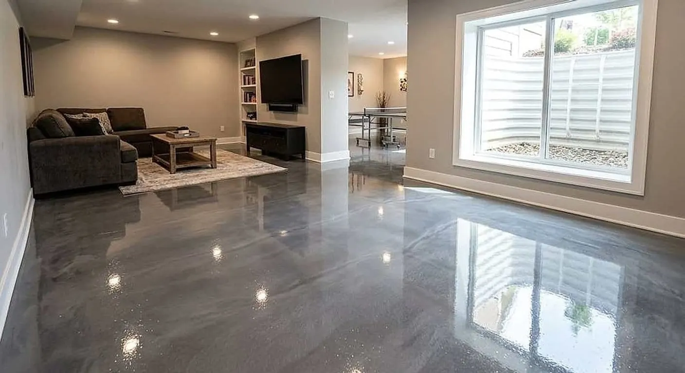 Basement Floor Epoxy in Green Bay, WI